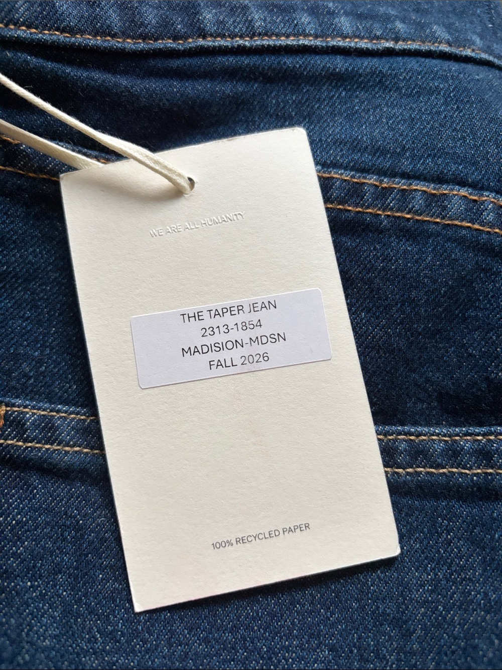 Citizens of Humanity The Taper Jeans in Madison Dark Wash size 27 Rare Fall '26 - Picture 11 of 17